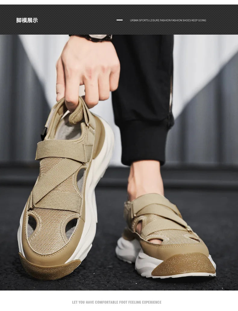 Men's Summer Mesh Sneakers - Breathable for Casual Outdoor Running Tennis Hiking & Luxury Platform Loafers Style