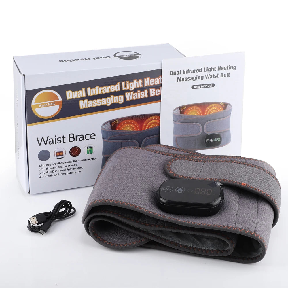 Heating Belts Massager Pad Menstrual Period for Women Female Warmer Man Waist Relaxer Unisex