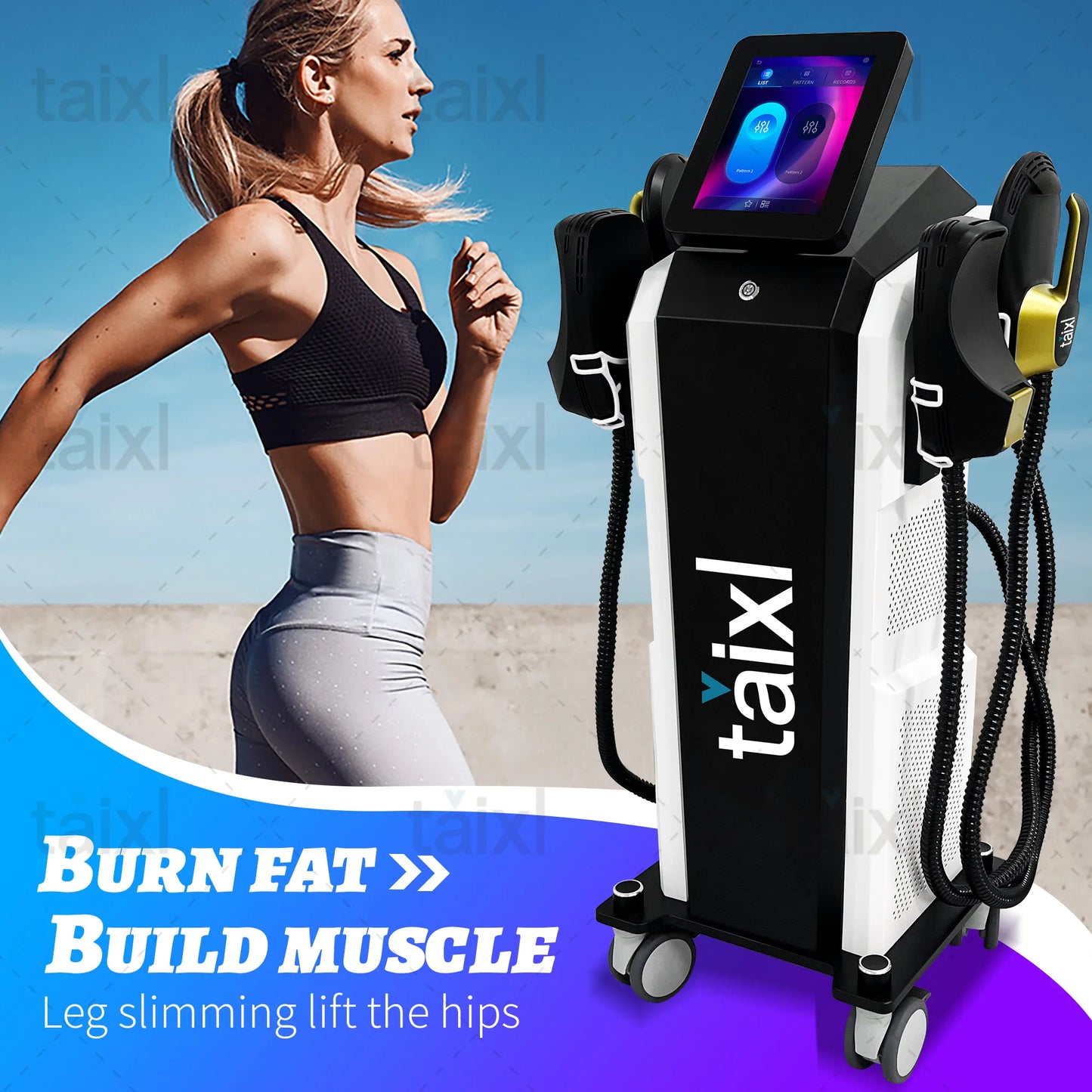 6500W 14 Teslas EMS TAIXL Body Sculpting Machine Body Slim Muscle Stimulation Ultra Sculpting Lose Weight machine