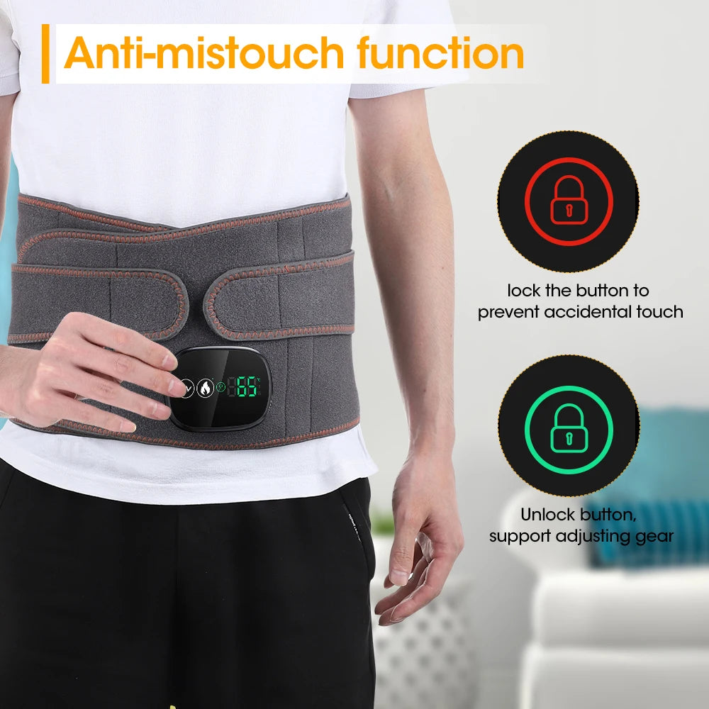 Heating Belts Massager Pad Menstrual Period for Women Female Warmer Man Waist Relaxer Unisex