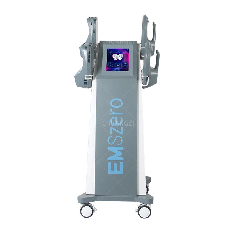 EMSzero Body fitnes Electromagnet Slimming 6500W High Power 4 Handles Reducing Fat Machine Beauty Salon New EMS zero Weight Loss