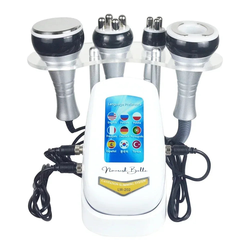 40K 4IN1 Cavitation Body Slimming Machine Beauty Massager Skin Tighten Face Lifting Vacuum Suction With Gel (Fast Shipping)