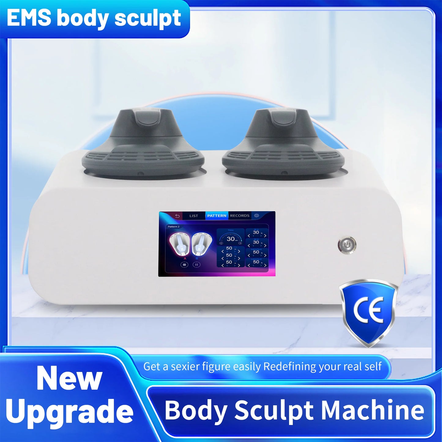 15 Tesla 6500W Myoslim Muscle Stimulator RF Body Sculpting Myoslim NEW Portable Machine Slimming Weight Lose Electromagnetic