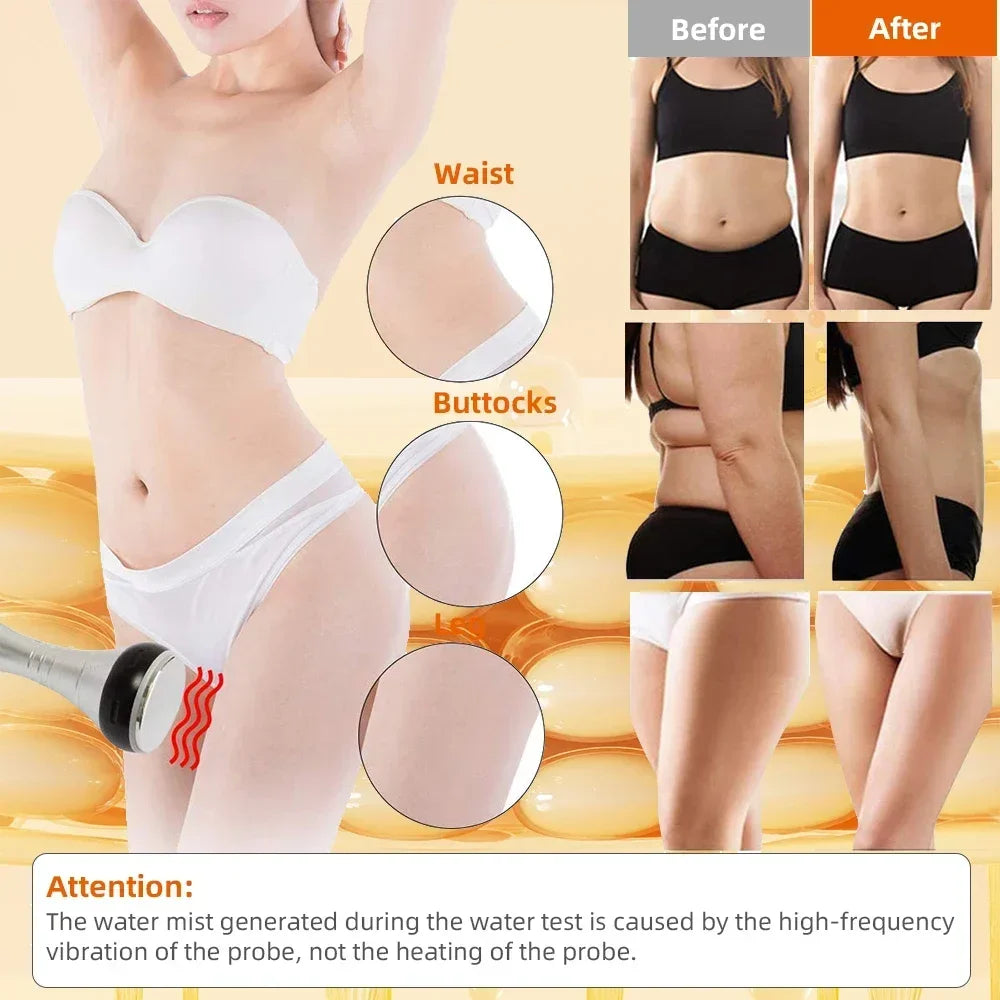 40K 4IN1 Cavitation Body Slimming Machine Beauty Massager Skin Tighten Face Lifting Vacuum Suction With Gel (Fast Shipping)