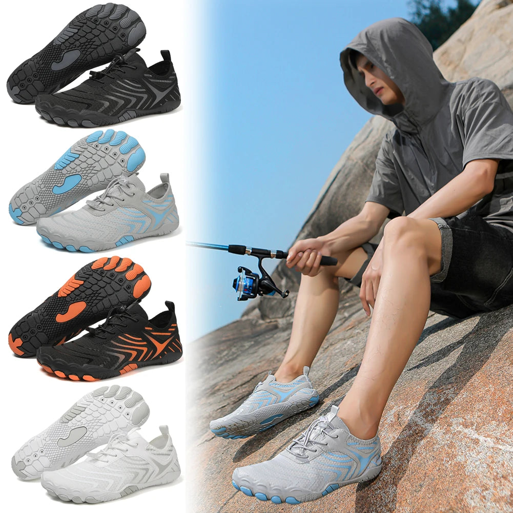 Water Shoes Upstream Aqua Shoes Breathable Surfing Snorkeling Non Slip Sports Training Sneakers Beach Swimming Footwear