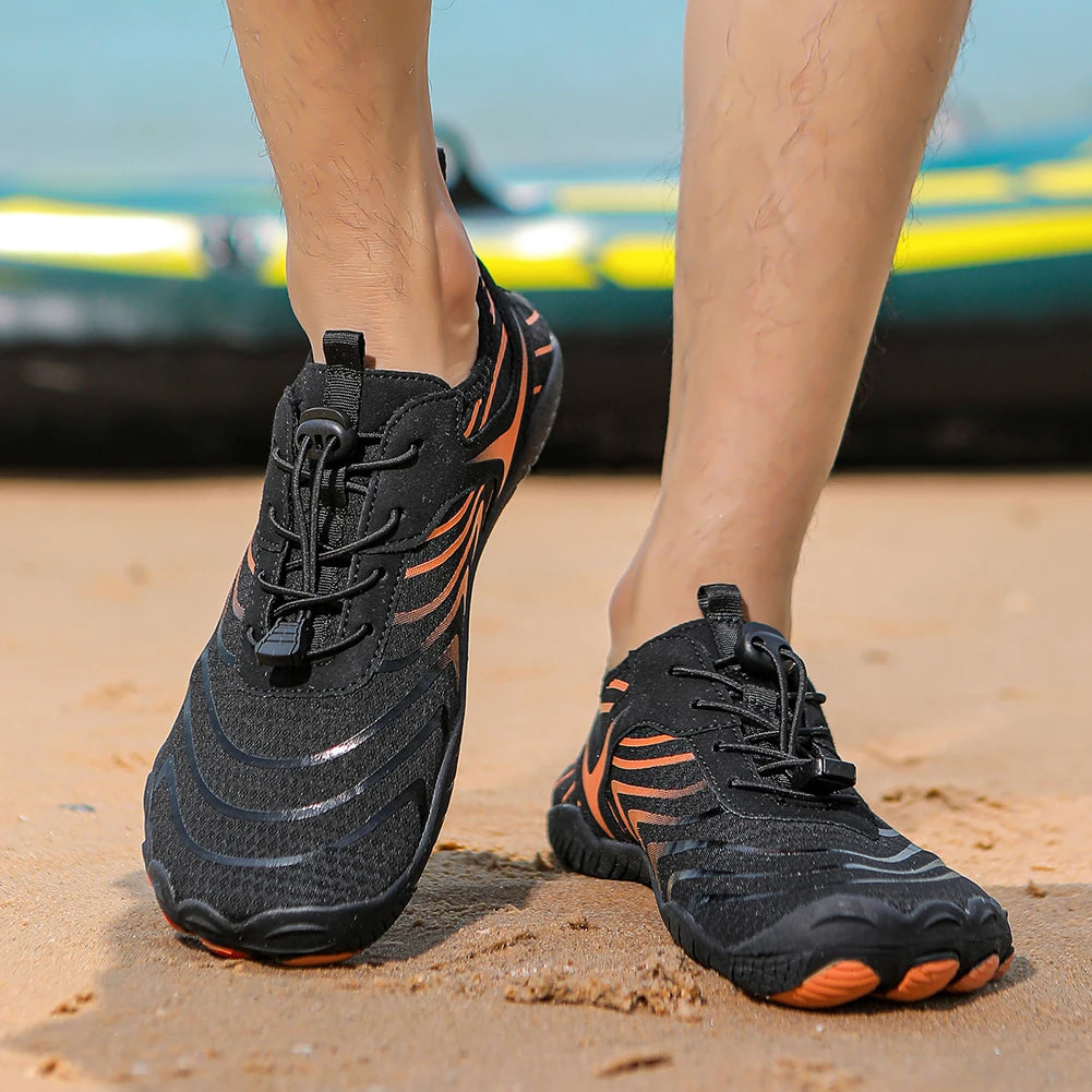 Water Shoes Upstream Aqua Shoes Breathable Surfing Snorkeling Non Slip Sports Training Sneakers Beach Swimming Footwear