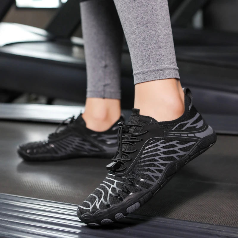 Aqua Shoes Couple Barefoot Beach Shoes Summer Anti Slip Swimming Outdoor Wading Quick Dry Breathable Creek Tracing Water Shoes