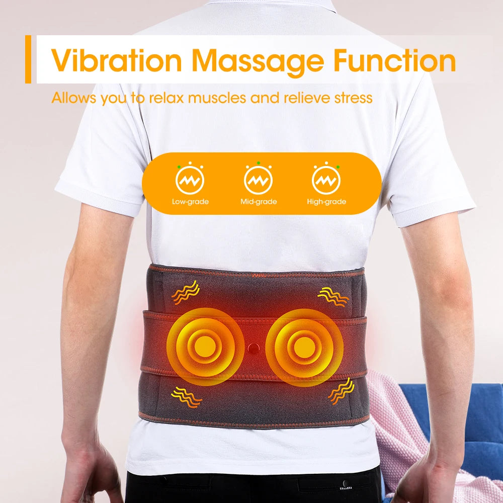 Heating Belts Massager Pad Menstrual Period for Women Female Warmer Man Waist Relaxer Unisex