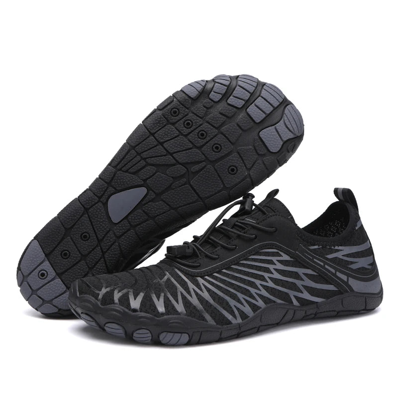 Aqua Shoes Couple Barefoot Beach Shoes Summer Anti Slip Swimming Outdoor Wading Quick Dry Breathable Creek Tracing Water Shoes