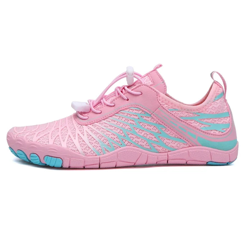 Aqua Shoes Couple Barefoot Beach Shoes Summer Anti Slip Swimming Outdoor Wading Quick Dry Breathable Creek Tracing Water Shoes