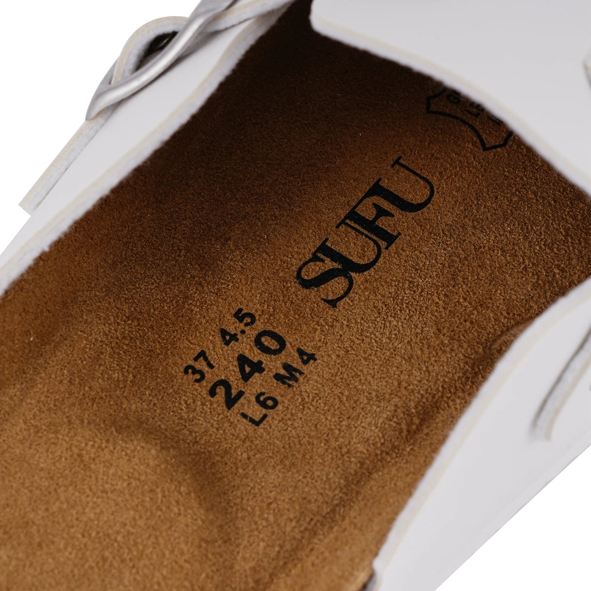 Sufu Outdoor Flat Sandal Mules Clog Birkenstocks Boston Real Leather Cork Foot Bed Solid Clog