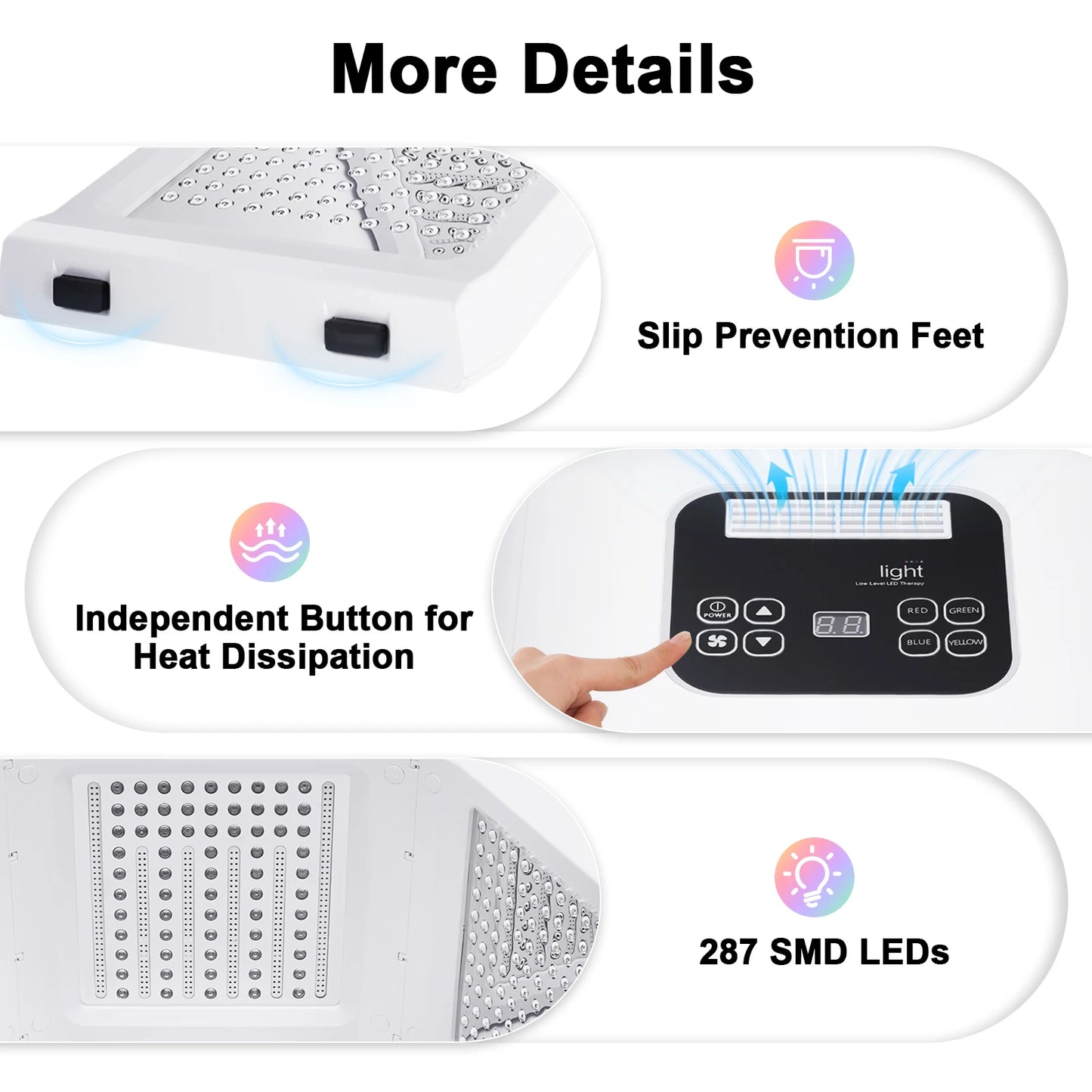 7 Color LED Light Therapy for Face, 7 in 1 Beauty Equipment for Skin Care at Home LED Mask Professional for SPA, AC100V-240V