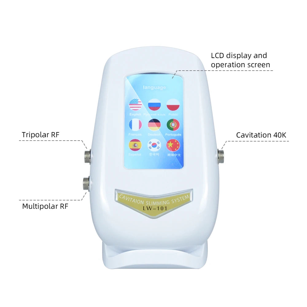 3/4-in-1 40K Body Slimming Massager Cavitation Machine Multi-Functional Device Face Body Tightening Lifting Beauty Salon