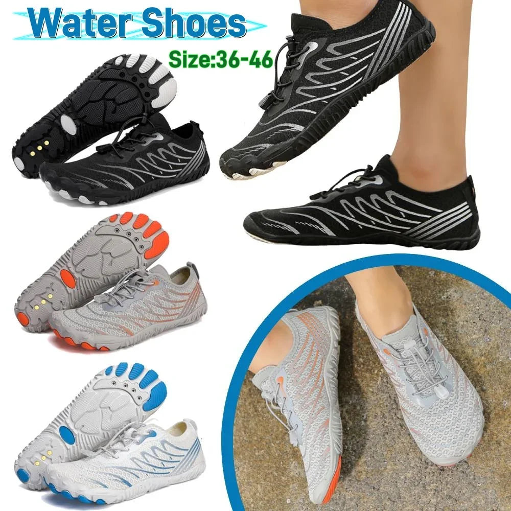 Summer Adults Professional Water Shoes for Men and Women Barefoot Beach Swimming Shoes Plus Size 36-46 Unisex