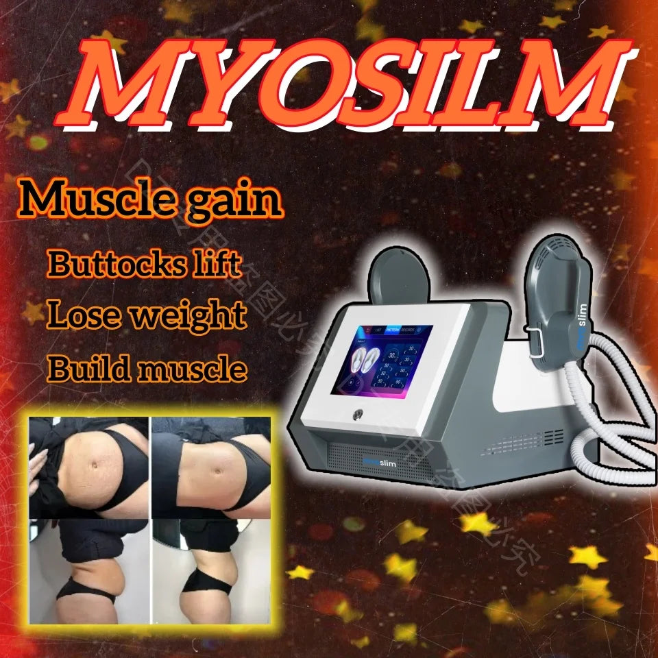 Myosilm EMS Nova Upgrade Body Sculpting Machine 2025 Professional NEO 6500W 200HZ Abdominal Muscle Building Slimming Device