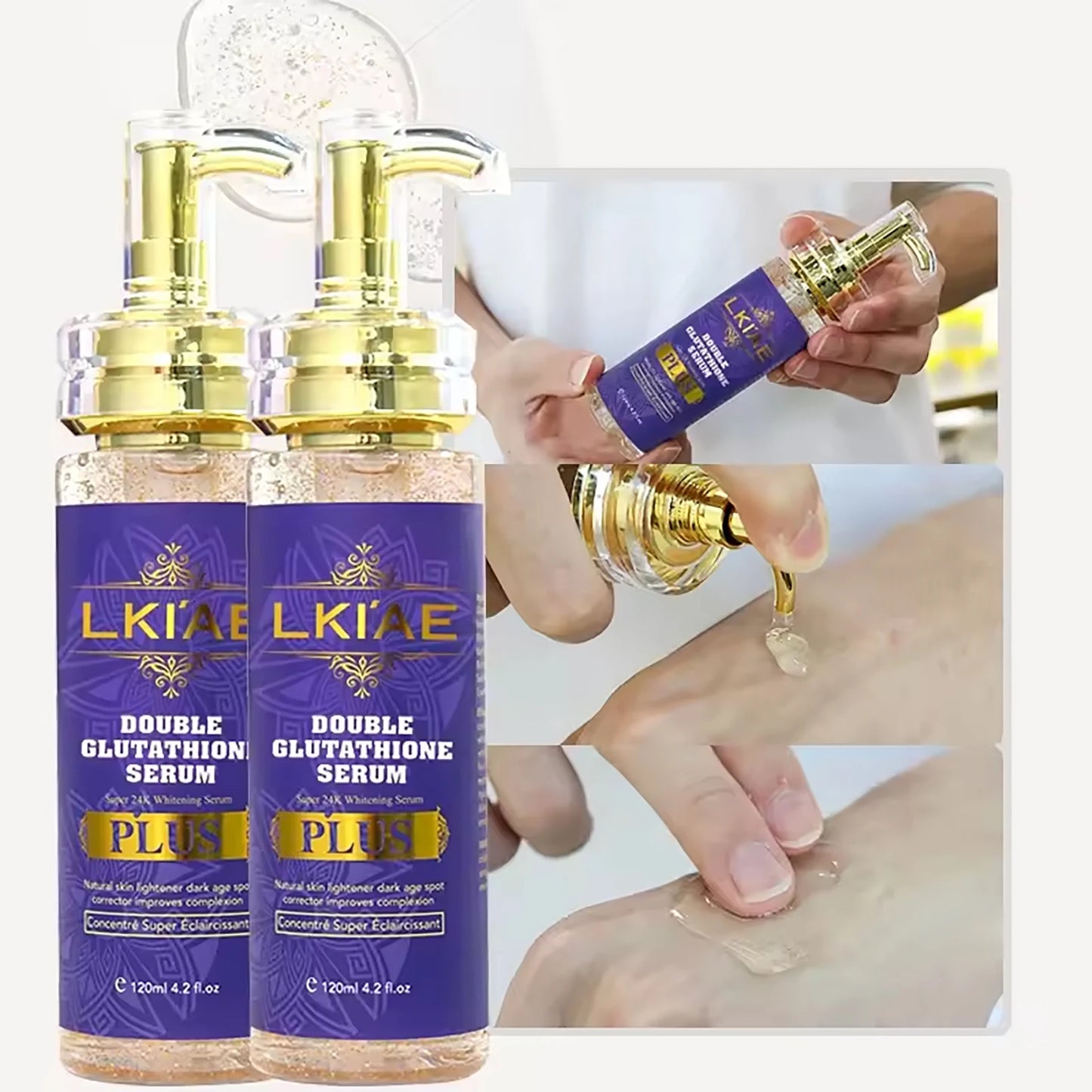 AILKE All-In-One Formula Facial Serum, Whiten, Firms, Anti-Aging, Targets Age Spots, Wrinkles, & Smooths Skin, For Men And Women