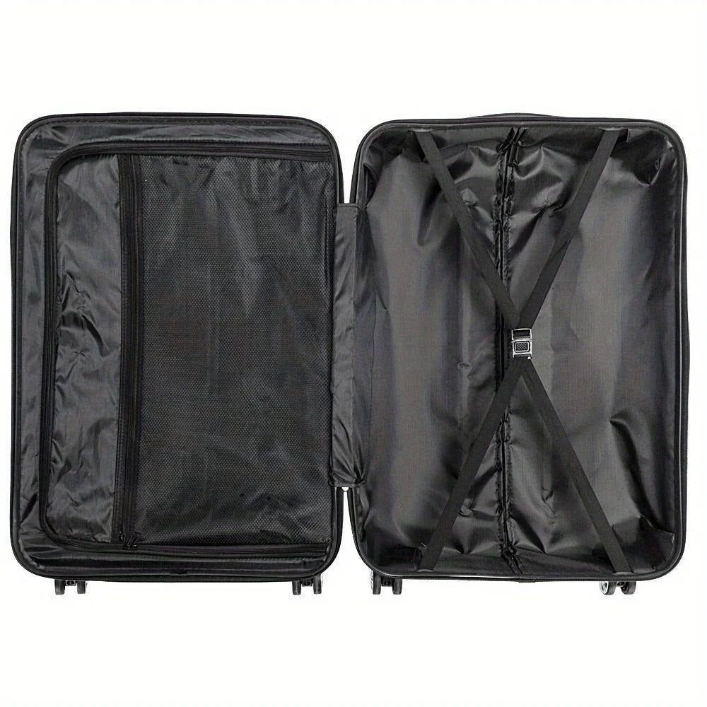 3PCS LUGGAGE TRAVEL SET ABS BAG TROLLY HARD SHELL SUITCASE W/TSA LOCK US