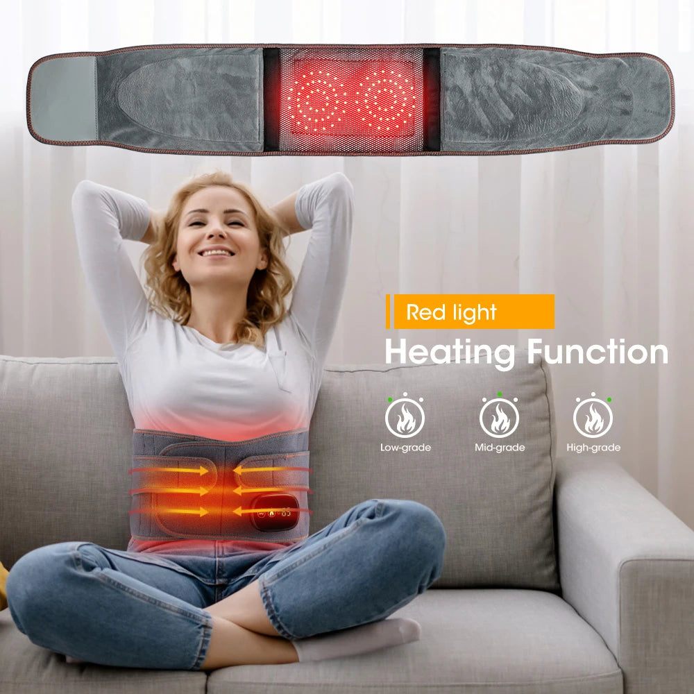 Heating Belts Massager Pad Menstrual Period for Women Female Warmer Man Waist Relaxer Unisex