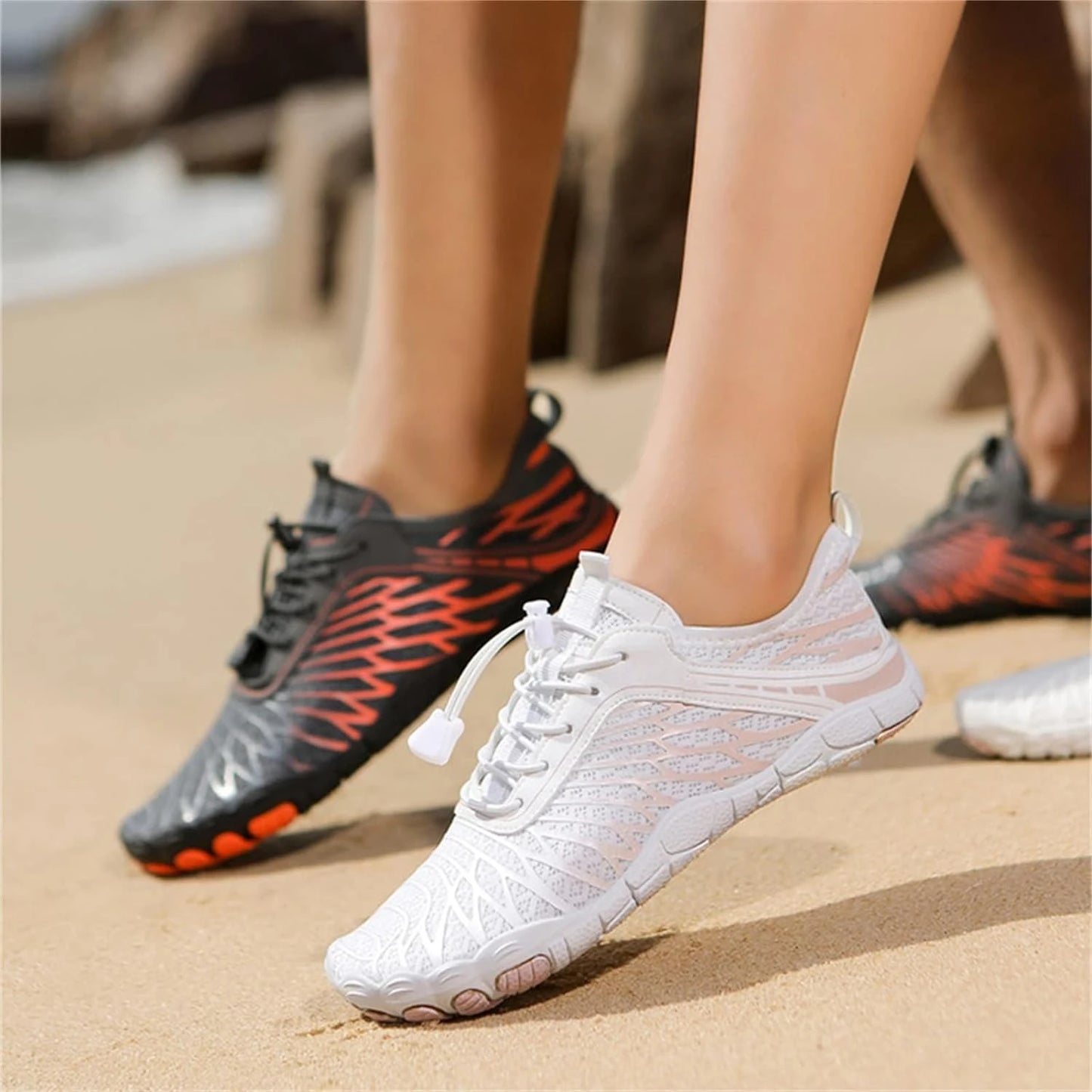 Comfortable Women's Waterproof Lorax Shoes with Non Slip Soles for Barefoot Running and Hiking Fast Drainage System