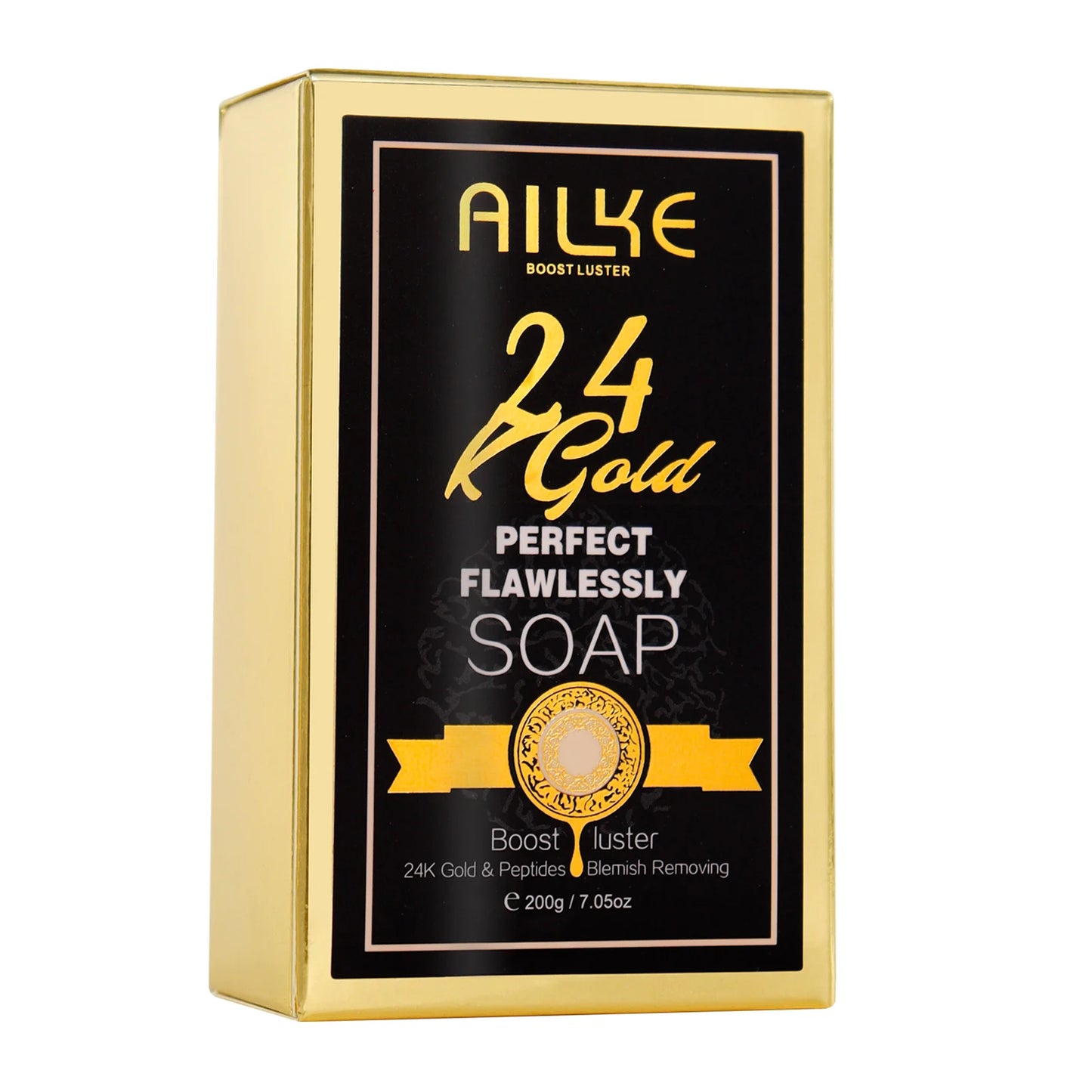 AILKE 24K Gold Perfect Flawlessly Whitening Set, Reduce Dark, Black Spots, Clean Skin, Moisturizing, Exfoliate, For Women, Men