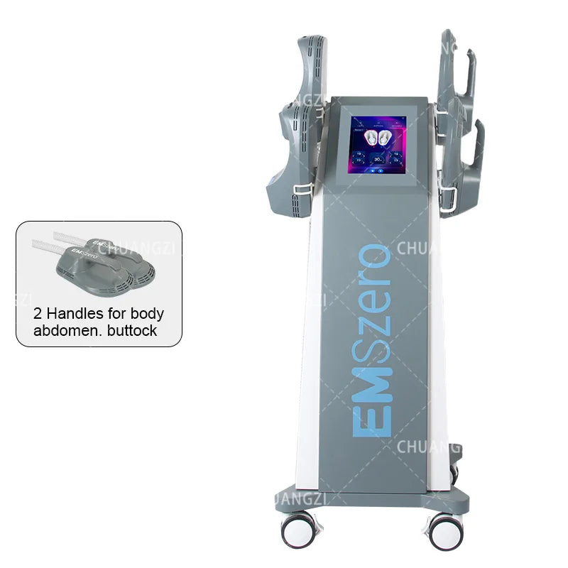 EMSzero Body fitnes Electromagnet Slimming 6500W High Power 4 Handles Reducing Fat Machine Beauty Salon New EMS zero Weight Loss