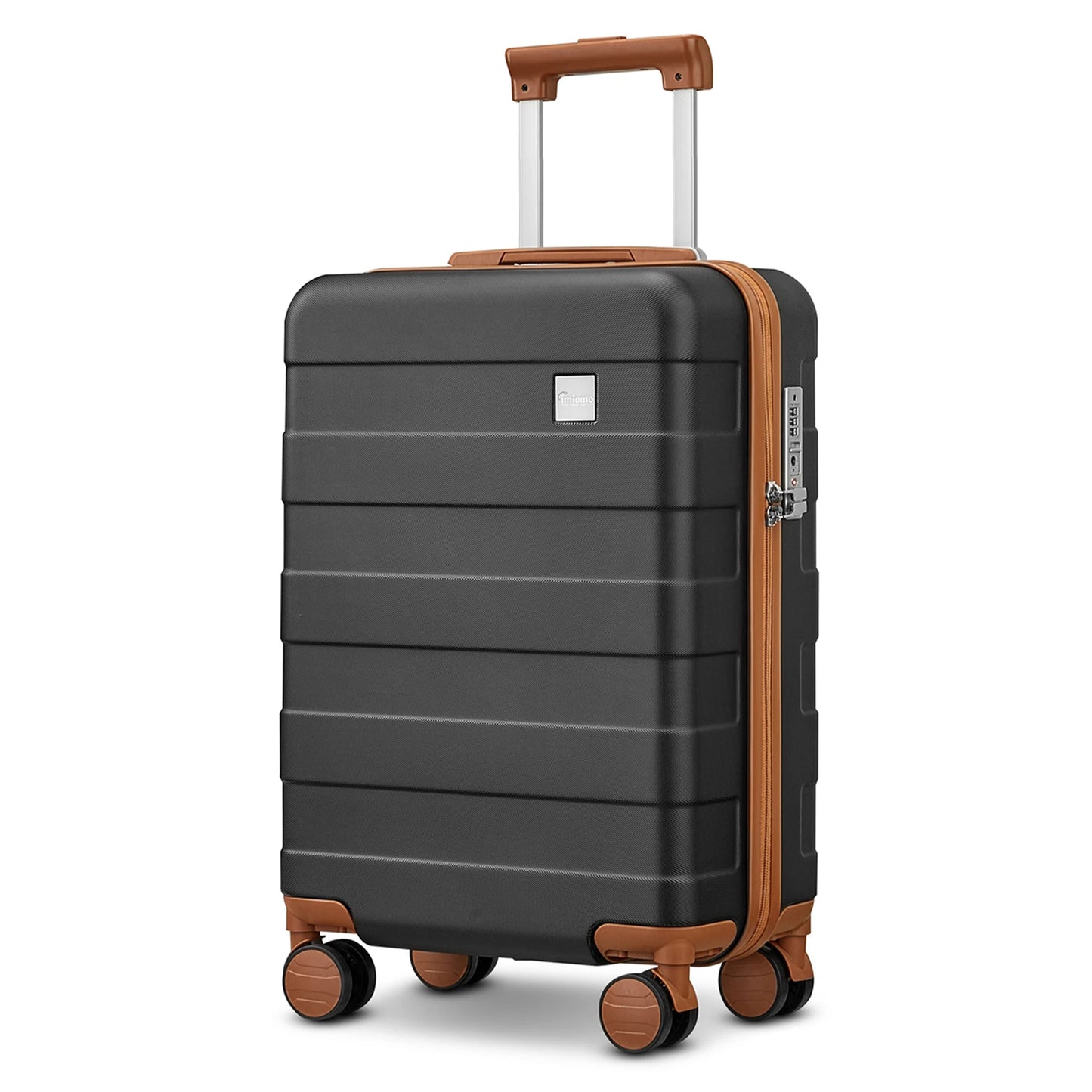 imiomo Travel Luggage Sets, Hard Shell Lightweight Carry on Suitcase with Travel Bag, TSA Lock, Durable Silent Spinner Wheels