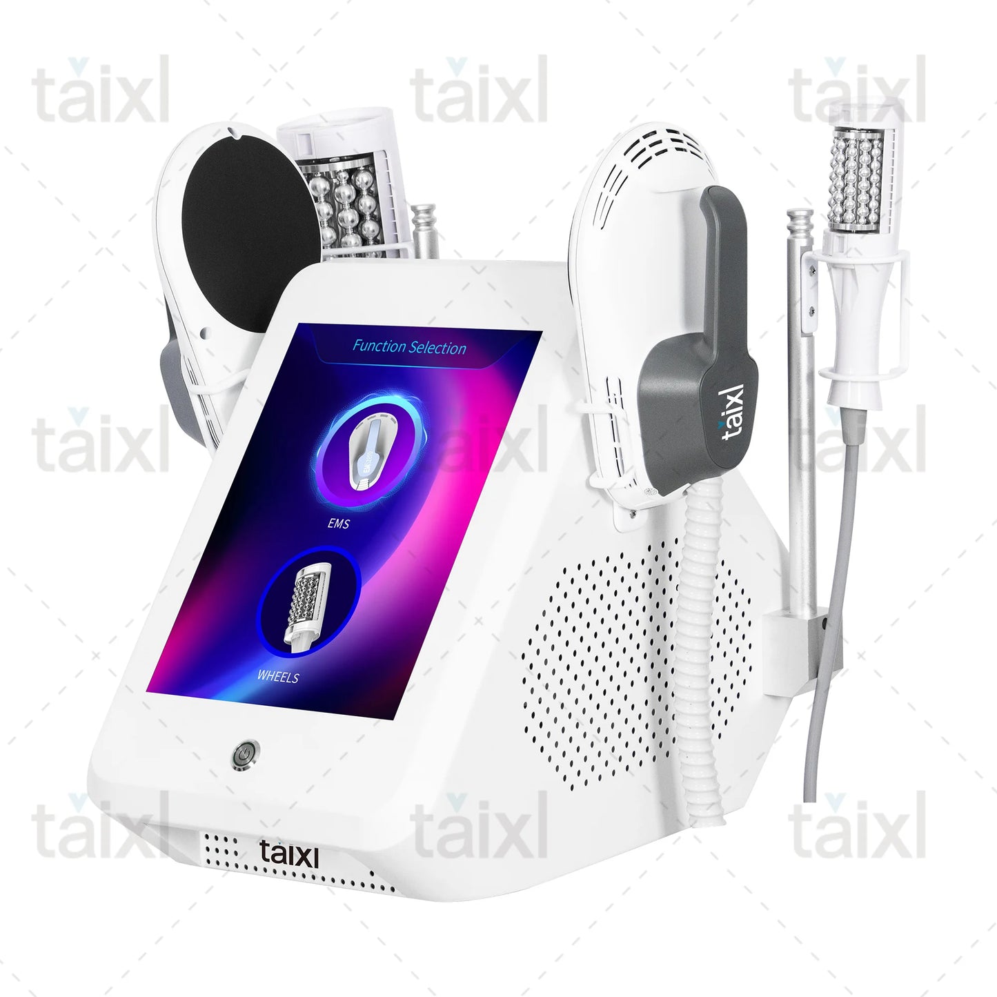 Body Shaping Muscle Relaxation 2 in 1 EMStaixl Fat 5D Massage Roller Electromagnetic Muscle Exercise Training for Salon