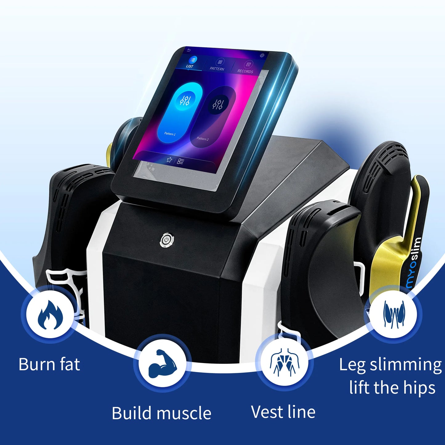15 Tesla Myoslim EMS Machine 6500W Hi Muscle Stimulator Body Slimming Technology Sculpting Salon RF NOVA Abdomen Hi-emt