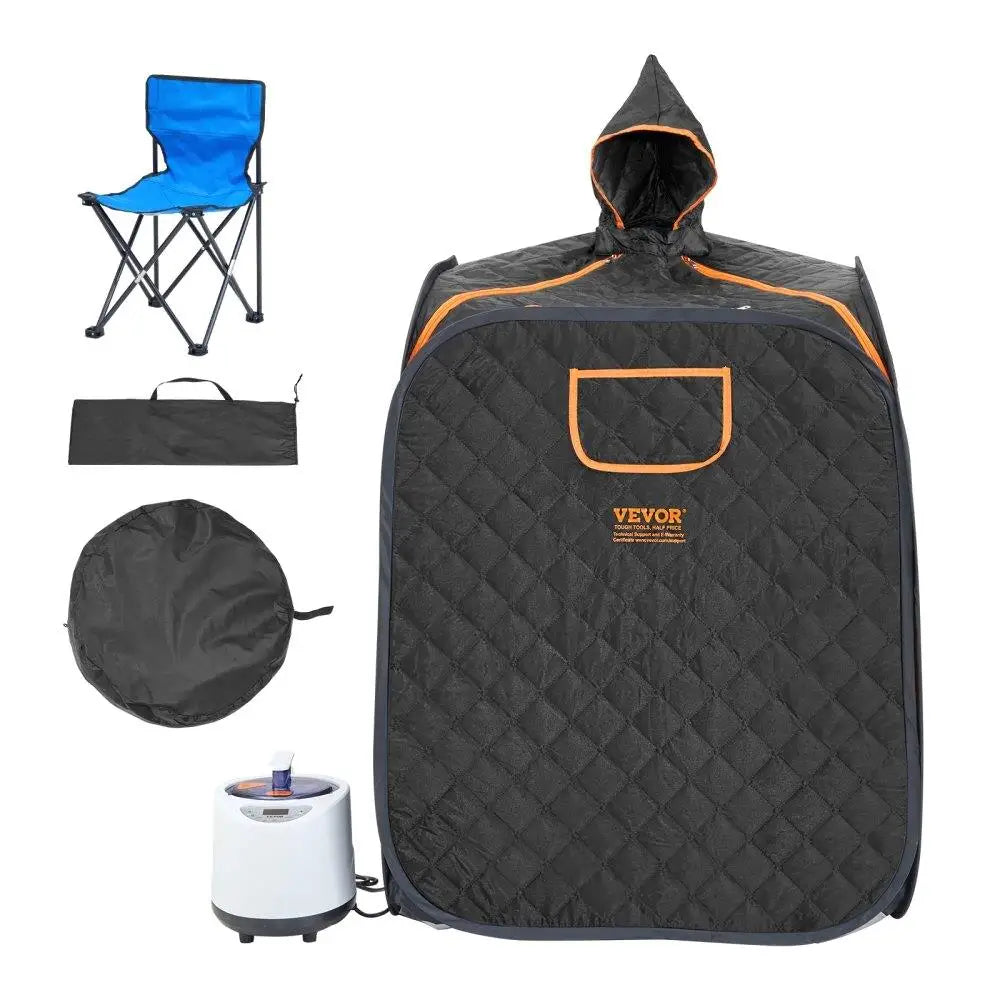 Portable Steam Sauna Tent 1200W Personal Weight Loss Detox Tent for Home Wellness Therapy