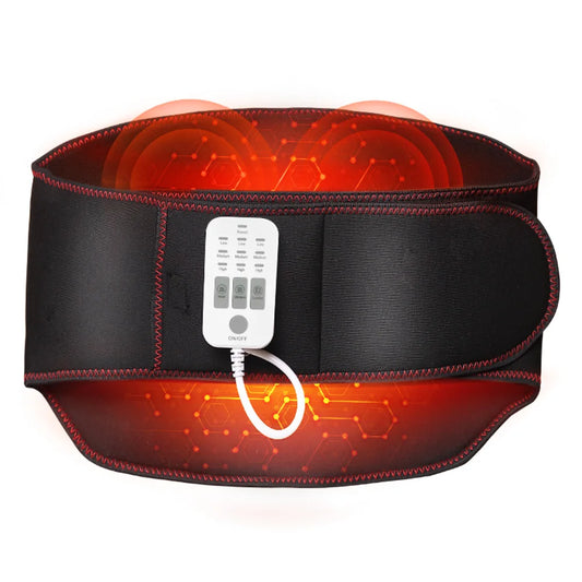 Heating Airbag Vibration Massage Lumbar Belt Lumbar Intervertebral Traction Belt Goddess Warm Womb Abdominal Lumbar Massager