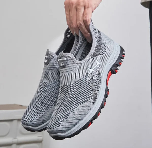 Summer Mesh Men Shoes Lightweight Sneakers Men Fashion Casual Walking Shoes 2024 Breathable Mens Hiking Shoes 2025 Fashion Shoes