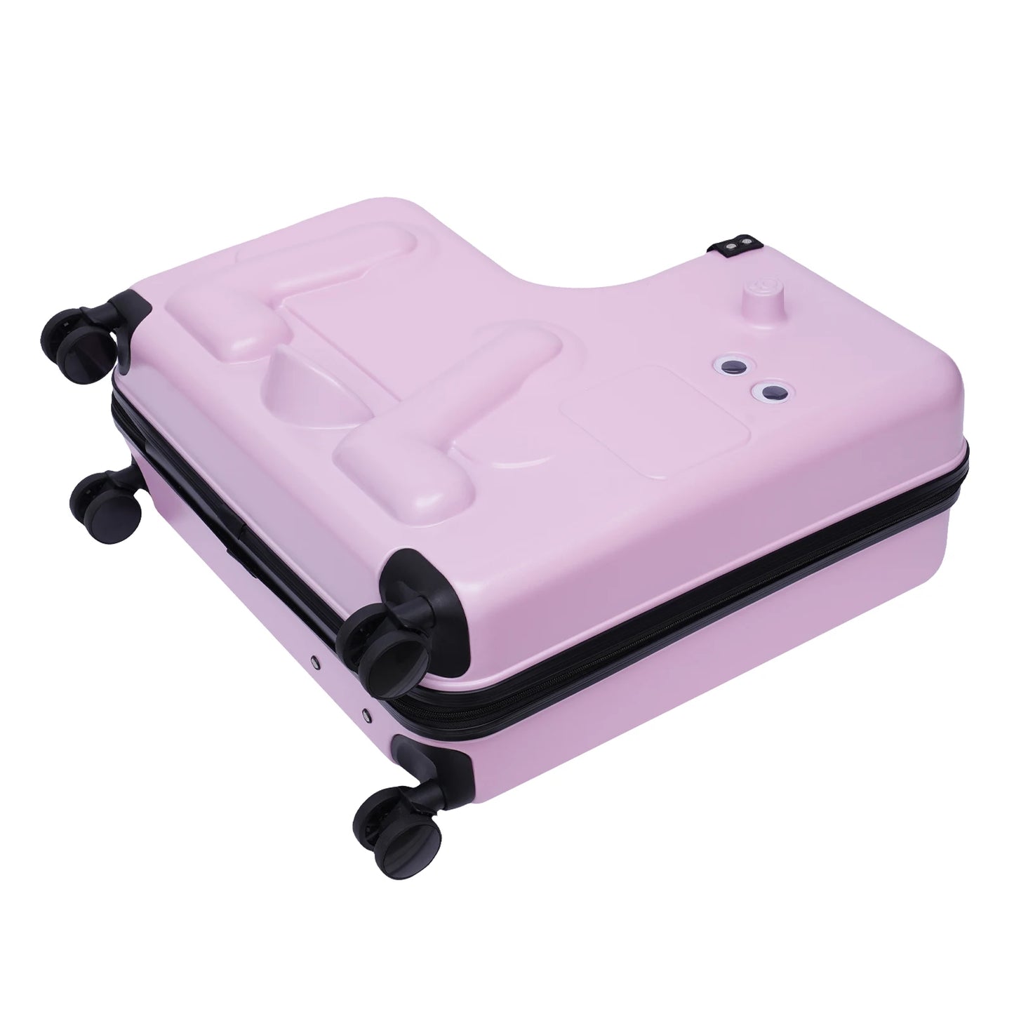 Pink Suitcase kid suitcase kid luggage kid travel Fashionable appearance Rideable Funny suitcase
