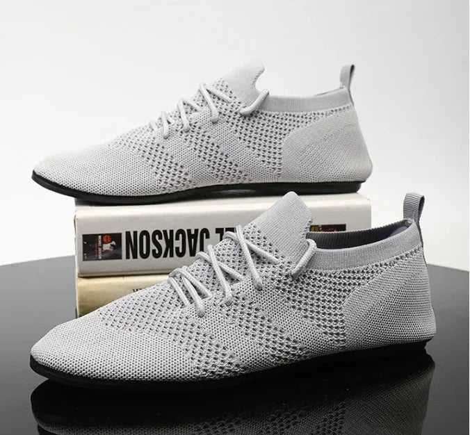 Summer Men Casual Shoes Lightweight Outdoor Male Walking Shoes Hot Sale Anti-slip Man's Mesh Sneakers Slip on Flats Shoes