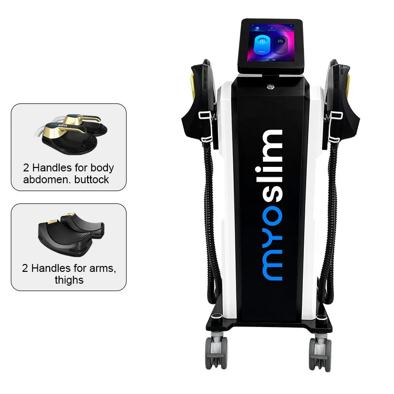 EMS Machine NEO RF EMS Electromagnetic Muscle Stimulator PRO Ultra Professional Sculpt 6500w 5 Handle Pelvic Girdle