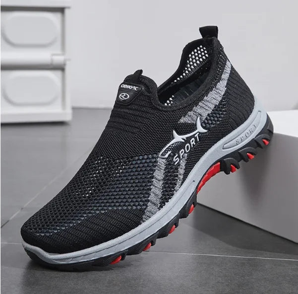 Summer Mesh Men Shoes Lightweight Sneakers Men Fashion Casual Walking Shoes 2024 Breathable Mens Hiking Shoes 2025 Fashion Shoes