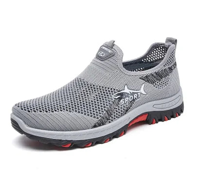 Summer Mesh Men Shoes Lightweight Sneakers Men Fashion Casual Walking Shoes 2024 Breathable Mens Hiking Shoes 2025 Fashion Shoes